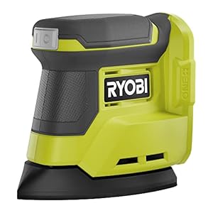 Ryobi – RPS18-0 Driehoekslijper, 18 V, diameter oscillatie, 1,8 mm, glijder, 100 x 140 mm, 22.000 OSC/min, levering met 3 schuurmiddelen