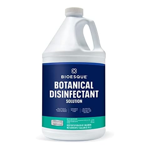 Bioesque Botanical Disinfectant Solution, Heavy Duty Broad-Spectrum Disinfectant, Kills 99.9% of Bacteria, Viruses*, Fungi, & Molds, 1 Gallon (Pack of 1) Cover