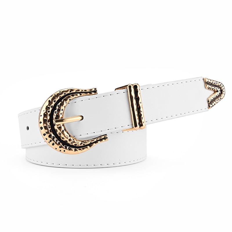 CHANYI Cinturón para mujer vestido para mujer conjunto de tres piezas hebilla oro decoración damas cinturón estudiante