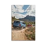 JIYUN Luxus-Auto-Poster Jeep Renegade Off-Road SUV Poster 