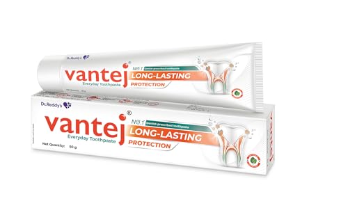 Image of Vantej Sensitivity Protection Toothpaste | 50 Grams | Gives Long Lasting Sensitivity Protection| Nutrition For Teeth| Rebuilds Tooth Enamel | Strengthens | Dentist Recommended| Vegan Toothpaste