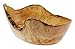 Olive Wood Ovale in Legno di ulivo Rustico Ciotola per Insalata/Frutta, Grana Naturale