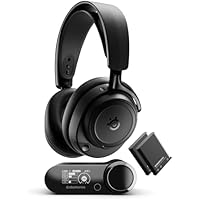 SteelSeries Arctis Nova Elite - Hi-Res Wireless Gaming Headset - 96kHz/24bit - Carbon Fiber Speakers - ANC - AI Noise Rejection - App - 2.4GHz + BT - Multi-Source Mix - OmniPlay PC+PS+Xbox - Black