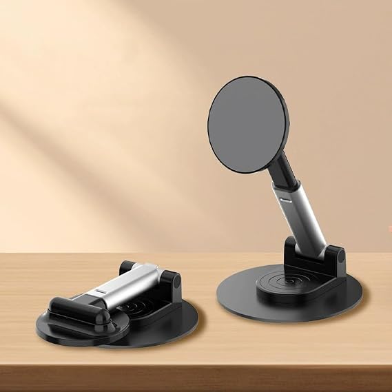Compatible with Coverzone Magsafe Angle Adjustable Business Model Class A Material Rotary Smartphone Stand Desktop Stand Publisher Kick Youtuber Stand Mobile Phone Holder CCT21