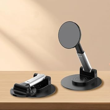 Compatible with Coverzone Magsafe Angle Adjustable Business Model Class A Material Rotary Smartphone Stand Desktop Stand Publisher Kick Youtuber Stand Mobile Phone Holder CCT21