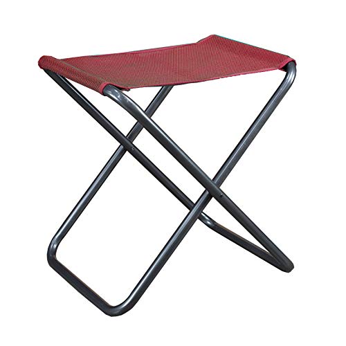 Westfield Kobold 2-in-1 faltbar Camping Hocker mit Abnehmbarer Tischplatte Rot Textil