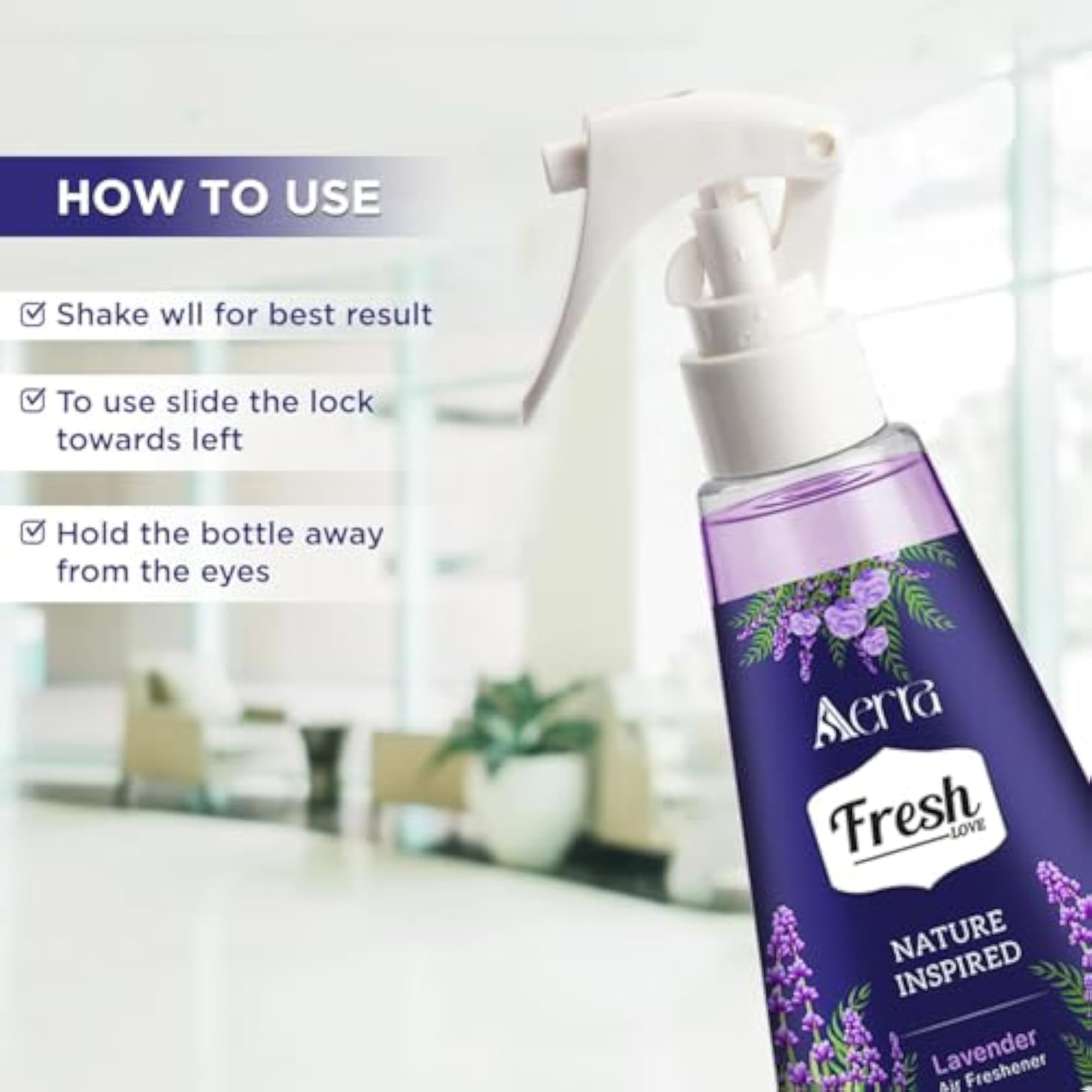 Lavender Air Freshener 250ml Non-Aerosol