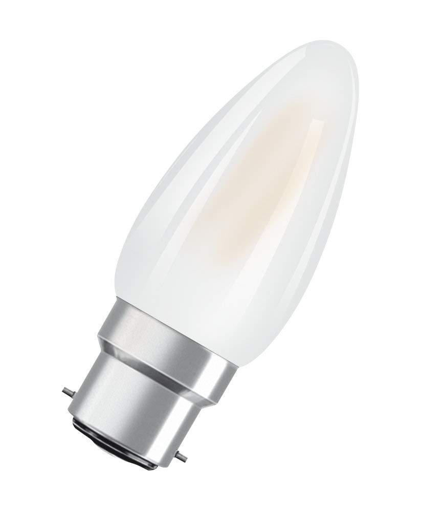 OSRAM LED Retrofit CLASSIC B Pacco da 10 x Lampadina LED, Attacco: E14, Bianca Fredda, 4000 K, 4 W, Equivalenti a 40 W, Opaco, LED Retrofit CLASSIC B, Opaco, Taglia Unica