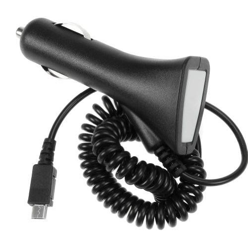 BIRUGEAR 2A Blue Led Micro-USB Car Vehicle Charger for 2017 All-New Fire HD 7/8 Tablet, All-New Fire 7/Fire HD 8 Kids Edition, Kindle 6