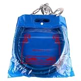 Cavo di traino resistente da 4,9 m in acciaio con ganci, resistenza alla rottura di 6.999,8 kg, per recupero di rimorchi auto, rivestito in vinile, 8 mm (12 mm x 4 m)