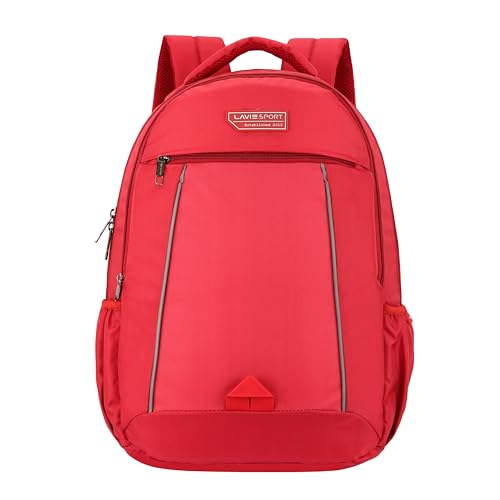 Image of Lavie Sport Arena 28L Casual Backpack For Boys & Girls (Red)