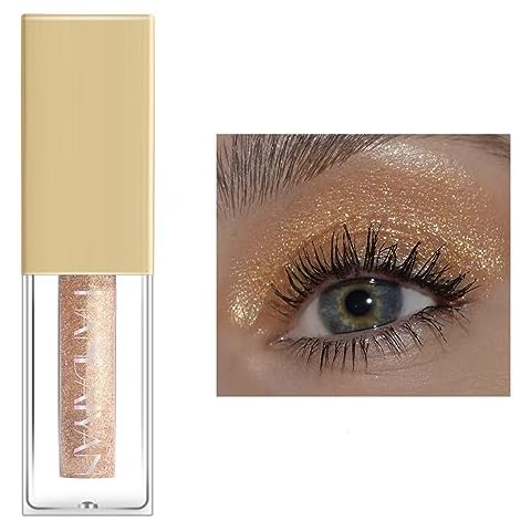 Orange Glitter Liquid Eyeshadow by Generic Cover