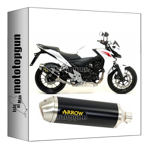 Tubo de escape Arrow homologado para Honda CB 500 F que soluciona el desgaste del silenciador