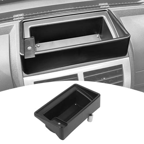 PDKLIN for Nitro Center Console Dash Storage Tray Box Fit for Dodge Nitro 2007-2012 Black Interior Accessories 1pcs