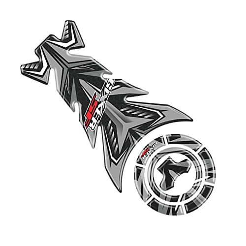 3D 修正ジクサーステッカー オートバイ タンク パッド プロテクター デカール キットに適合するジクサー用Sf 150 250 腹筋