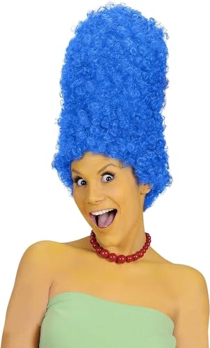 My Costume Wigs Cartoon Marge Simpson Blue Beehive, Dress UP, Halloween, Party One Size
