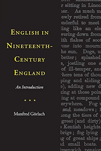 English In Nineteenth-Century England: An Introduction
