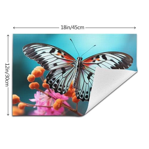 Sets de table pour extérieur motif nature repas en terrasse
