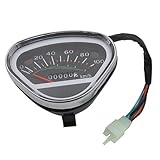 Pantalla de odómetro del velocímetro LCD Compatible con Motocicletas de...