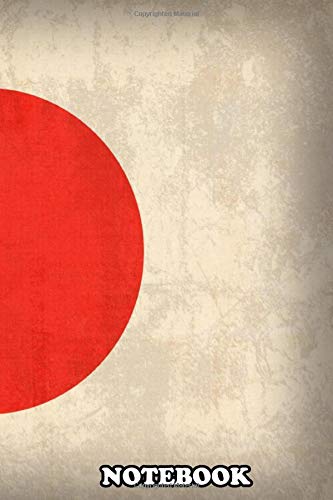Notebook: Japan Flag , Journal for Writing, College Ruled Size 6" x 9", 110 Pages