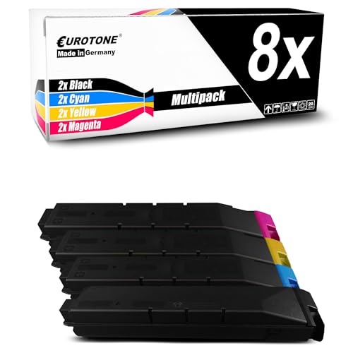 Toner TK-5195 Kyocera TASKalfa 307ci 306ci Eurotone lot de 8 pour réduire vos changements d'encre