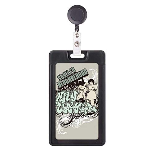 Pochette à badge rétractable contre la perte des cartes scolaires