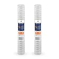 Aquaboon 1 Micron 20" x 2.5" String Wound Water Filter Cartridge - Whole House Water Filter Replacement for Well Water Matches SWC-25-2005, 2-Pack