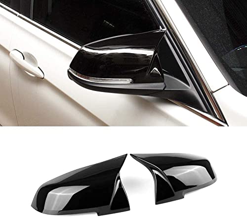 Capuchons Rétroviseurs Latéraux BMW F20 F22 F23 F30 F31 F32 F33 F36 F87 M2 X1 E84 - Noir Brillant