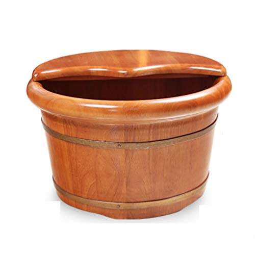 Bañera de madera para pies, spa y masaje