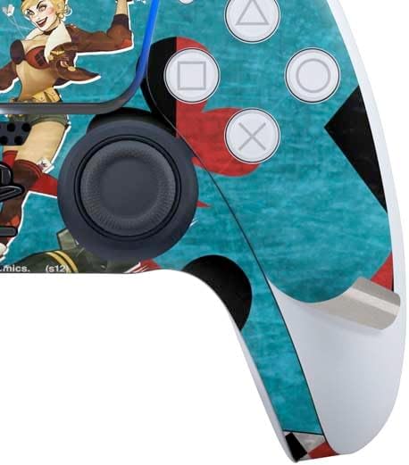 Skinit Decal Gaming Skin Compatible with PS5 Bundle - Officially Licensed DC Comics Bombshells Harley Quinn Design