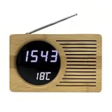 radio reveil light up Fonction radio : l'horloge radio a une fonction radio. Vous pouvez définir vos stations préférées pour écouter les nouvelles quotidiennes, les prévisions météorologiques, la musique, les histoires intéressantes, et plus encore.