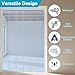 Toriexon Plastic Vinyl Replacement Strip Curtain 8’ x 7.6”, 0.08” Thickness Walk in Freezer Cooler Curtain Strips, Plastic Curtain Strips for Commercial Entry Doors, DIY Dog Cat House Entry Door
