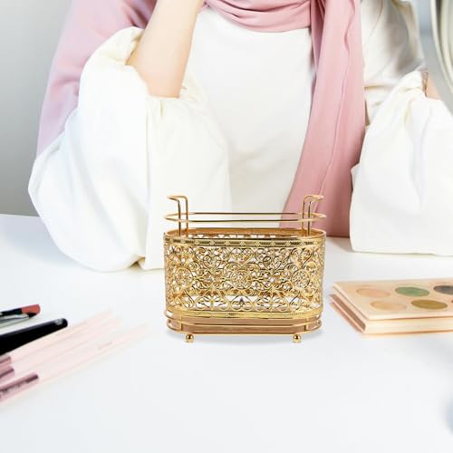 Porte-pinceaux maquillage métal : l'accessoire raffiné haute capacité