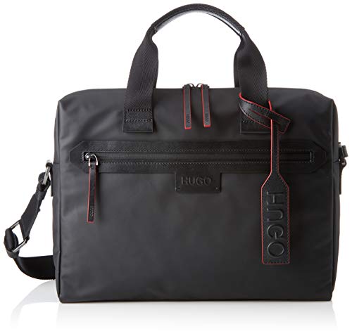 Preisvergleich Produktbild HUGO Herren 50402964 Laptop Tasche, Schwarz (Black), 8x29.5x39 cm