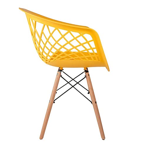 CADEIRA WEB PP AMARELA DSW-M CX2