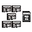 Micro sd card 32GB Full HD 5-pack