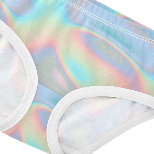 Brief Panties Stretchy Triangle Panties Comfort Underwear for Toddler Girls in Sizes 2T,3T, 4T, 5T, 6Y and 8Y4