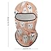 Women’s Fashion Balaclava Scarf Cute Dental Teeth Pink, Sun Defense Head Cover for Daily Use, Casual Outdoor, Lightweight Stretchy Face Mask Gaiter