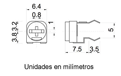 Image secondaire de Potentiomètre 22 K ohm encapsulé RM-065 (25 unités)