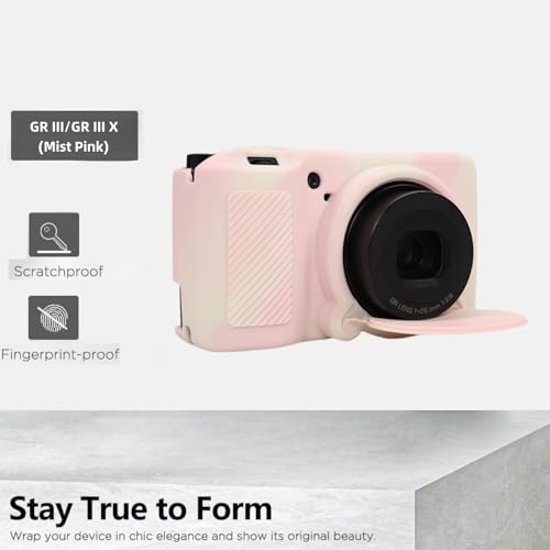 Funda de silicona para Ricoh GR III/GR III X, con cubrebocas removible miniatura 4