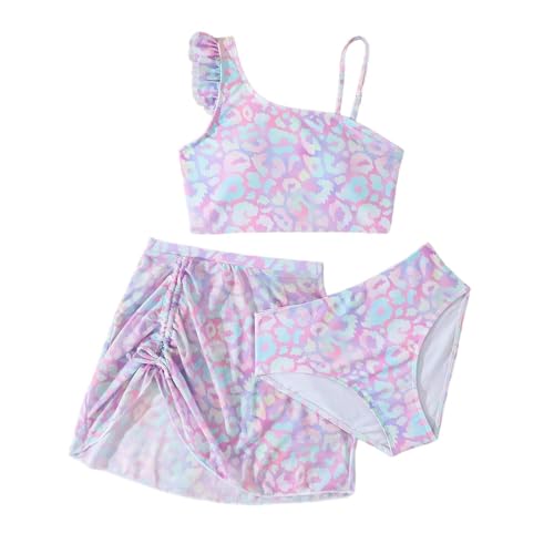 Maillot de bain deux pièces fille asymétrique pour la plage et le bronzage d'été