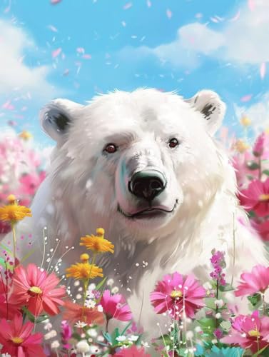 Fleur diamond painting adulte pour un moment de détente et de sérénité