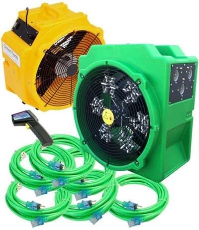 Portable Electric Bed Bug Sanitation Heater | Professional-Grade | Heat Treatment System and Equipment | Get Rid of BedBugs | 19,659 BTU | ePro 400 Heater Bundle Package for 400 Sq Foot Room | Green