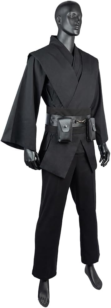 Tunic Costume Adult Men Tunic Robe Cosplay Halloween Costume Hooded Uniform Full Set Cloak Outfit - Image 2