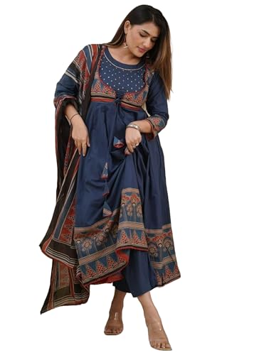 Kurti 525j dori indien en coton pour un vêtement fluide