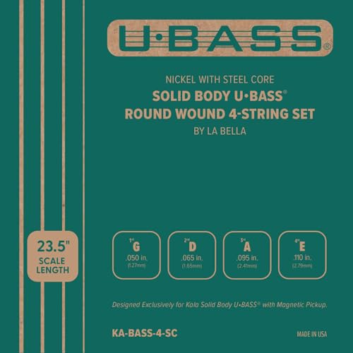 KALA カラ ウクレレベース(U・BASS)弦 Solid Body Series専用 Nickel Round Wound 4弦 KA-BASS-4-SC【国内正規品】