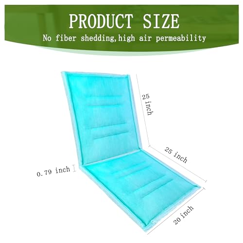 Image of AUC Paint Booth Tacky Intake Filter 20 inch x 50 inch (8 /case),Internal Wire Frame | 100% polyester Series 55 panel with tackified 2-ply media, 11-gauge wire frame, easy slide-in install and leak-proof seal