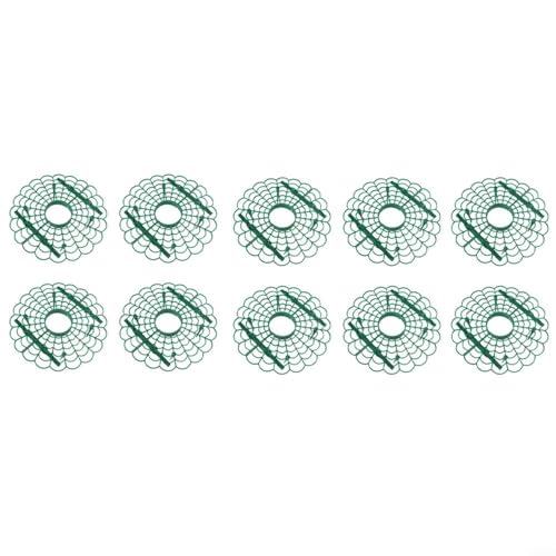 SMZhomeone Juego de estructura de soporte para plantas, soporte hortícola, soporte de fresa, enrejado, maceta, para cultivo de verduras, jardín, balcón, uso de 30 x 9,5 cm