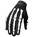 Hot Leathers Skeleton Mechanic Gloves (Black, X-Large)