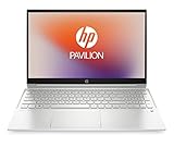 HP Pavilion Laptop |15,6 Zoll FHD IPS Display | Intel Core i7-1255U | 16 GB DDR4 RAM | 512 GB GB SSD | Intel Iris Xe-Grafikkarte | Windows 11 Home | QWERTZ Tastatur | Silber